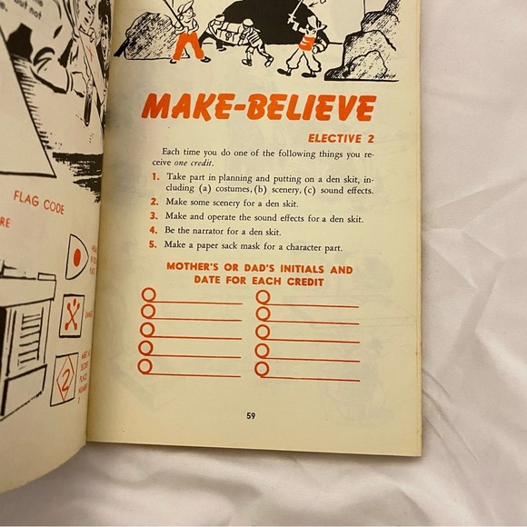 Old Vtg 1954 WOLF CUB SCOUT BOOK BOY SCOUTS AMERICA HANDBOOK - Picture 10 of 12